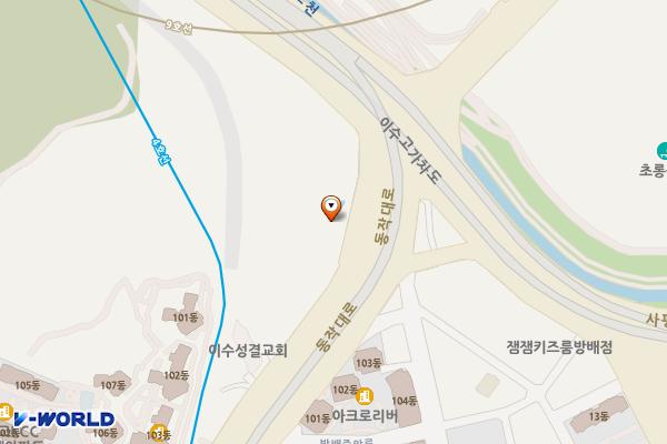 이수교 공중화장실 위치 지도 — 서울특별시 동작구 동작대로 255