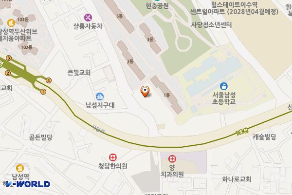 대림프라자 위치 지도 — 서울특별시 동작구 사당로 17길8