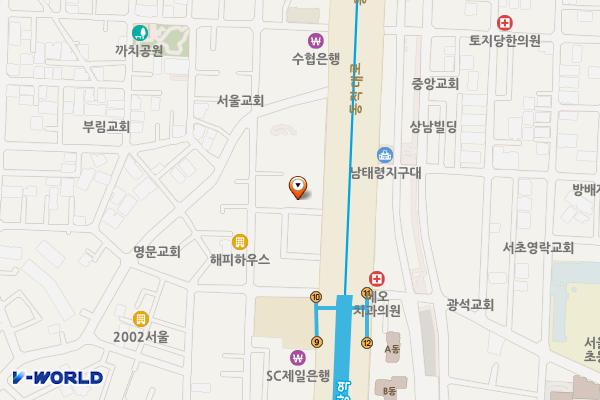 간이화장실_현충근린공원(동작동,정금) 위치 지도 — 서울특별시 동작구 동작대로 29
