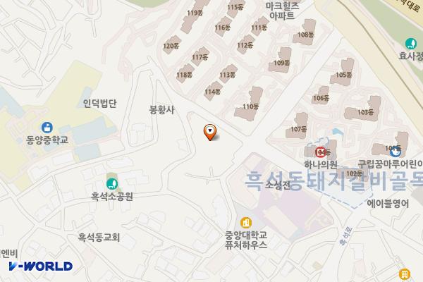 흑석종합사회복지관 위치 지도 — 서울특별시 동작구 흑석로13길 21 (흑석동)