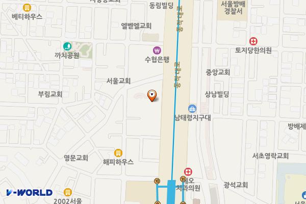 삼성생명 사당빌딩 위치 지도 — 서울특별시 동작구 동작대로 35 (사당동)