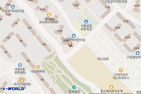 동작삼일수영장 위치 지도 — 서울특별시 동작구 사당로27길 103