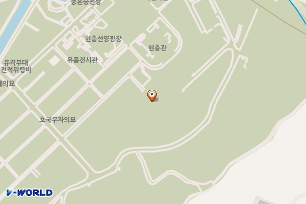 국립서울현충원 유품전시관 위치 지도 — 서울특별시 동작구 현충로 210