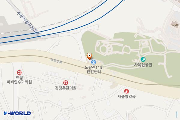 사육신 공중화장실 위치 지도 — 서울특별시 동작구 노량진동 153-18