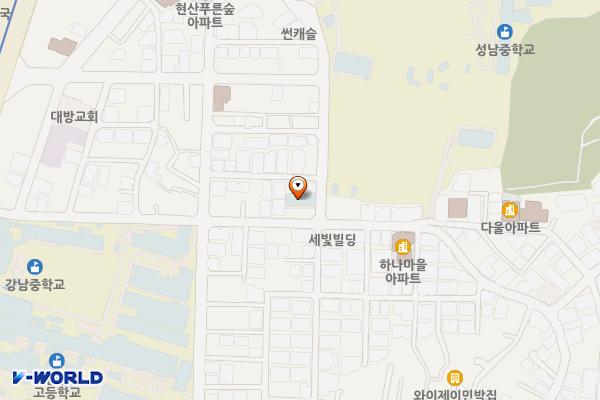 대방어린이도서관 위치 지도 — 서울특별시 동작구 대방동길 55 (대방동, 작은도서관 및 공영주차장)