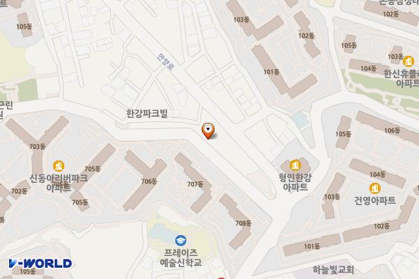 동작구자원봉사센터 화장실 위치 지도 — 서울특별시 동작구 만양로3길 14