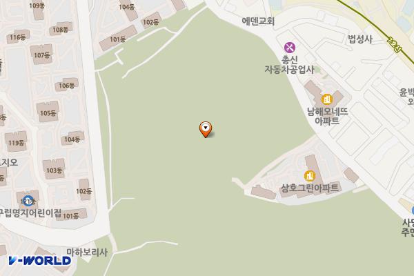 까치산근린공원(푸른솔) 위치 지도 — 서울특별시 동작구 사당동 산32-8