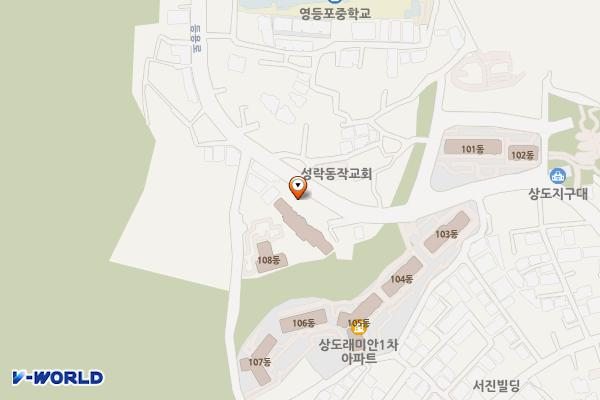 동작종합사회복지관 위치 지도 — 서울특별시 동작구 등용로 47