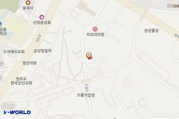 월명동 1 위치 지도 — 전북특별자치도 군산시 오룡로 44 (송창동 )
