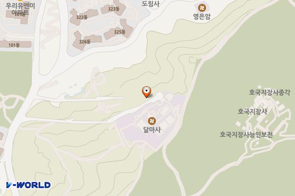 현충근린공원(흑석동_달마사입구) 위치 지도 — 서울특별시 동작구 서달로 50-27