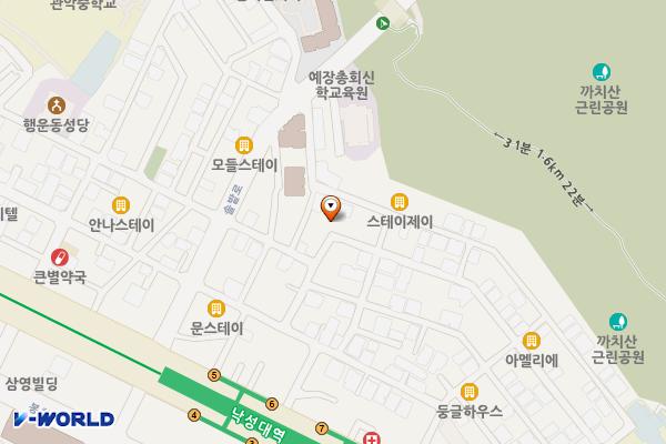 시니어클럽 위치 지도 — 서울특별시 관악구 남부순환로247다길 60