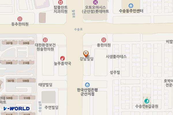 수송동 8 위치 지도 — 전북특별자치도 군산시 월명로 216 (수송동 )