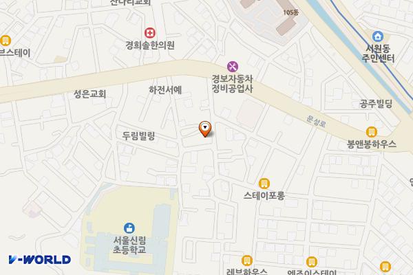 신일경로당 위치 지도 — 서울특별시 관악구 문성로32길 18