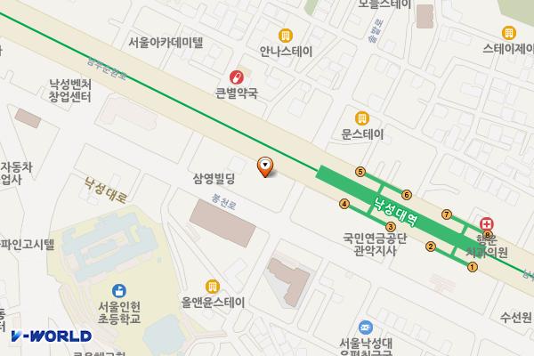 관악구장애인종합복지관 위치 지도 — 서울특별시 관악구 남부순환로 1914