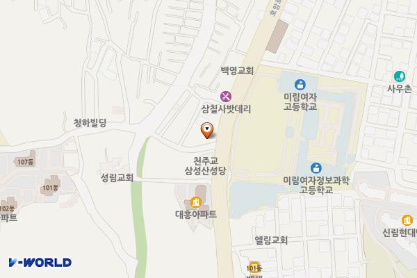 성민복지관 위치 지도 — 서울특별시 관악구 호암로 549