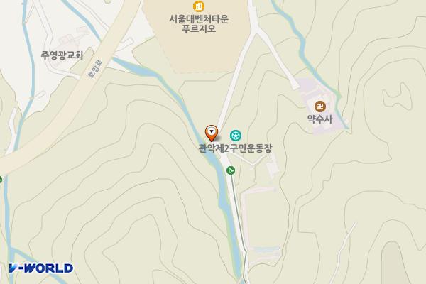 삼광경로당 위치 지도 — 서울특별시 관악구 약수암길 33