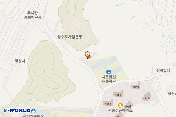 하늘공원(하부) 위치 지도 — 서울특별시 관악구 난곡로26길 145
