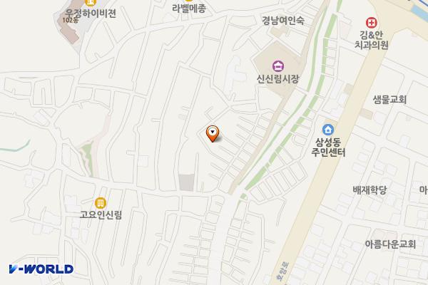 1-12 공중화장실 위치 지도 — 서울특별시 관악구 원신2길 68-7