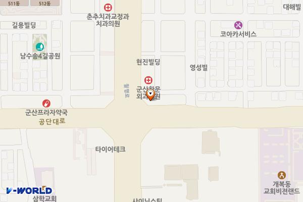 수송동 1 위치 지도 — 전북특별자치도 군산시 수송동 856-8