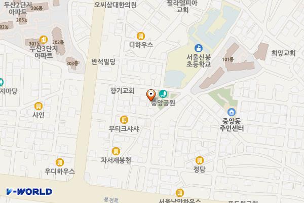 중앙사회복지관 위치 지도 — 서울특별시 관악구 봉천로41길 33