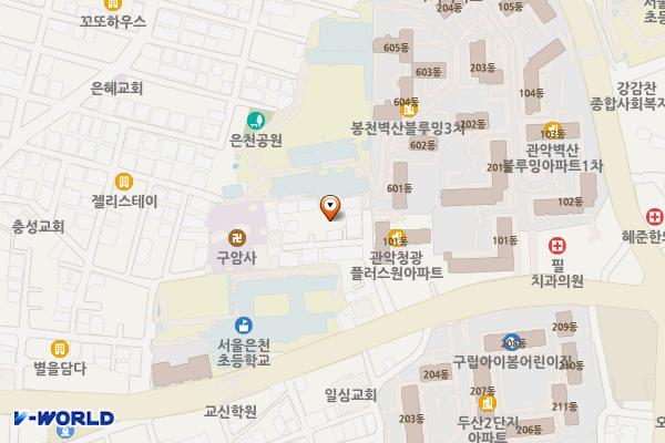 국사봉경로당 위치 지도 — 서울특별시 관악구 은천로15길 13-2