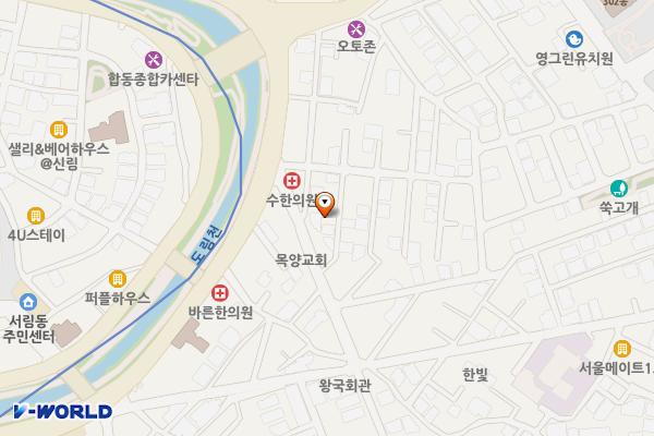 행복경로당 위치 지도 — 서울특별시 관악구 신림로36길 12-10