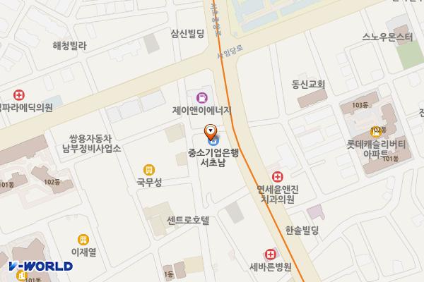 리더스빌딩 위치 지도 — 서울특별시 서초구 서초중앙로 63, 리더스빌딩 (서초동)