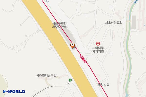 청계산 공영주차장 위치 지도 — 서울특별시 서초구 원지동 362-1