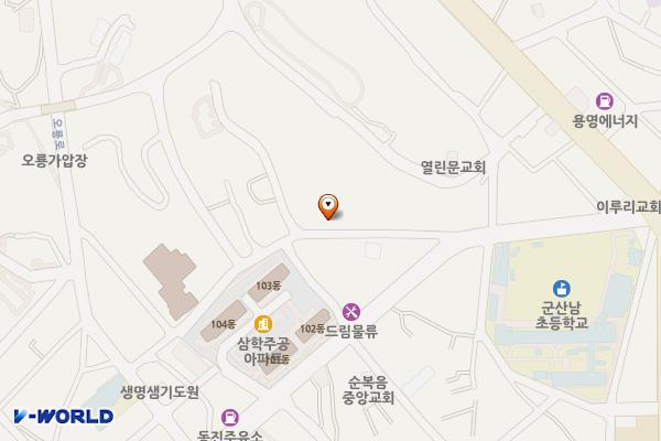 월명동 7 위치 지도 — 전북특별자치도 군산시 효자길 23 (선양동 )