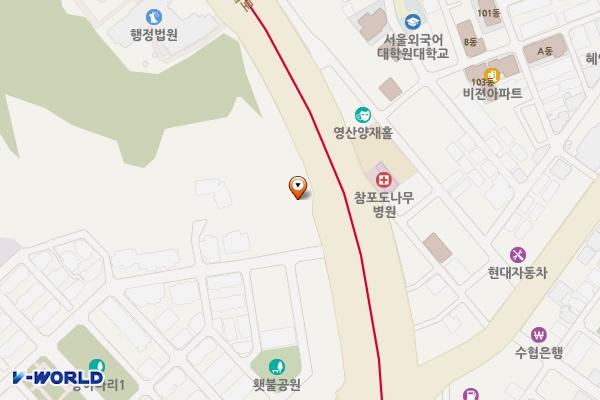 말죽거리근린공원 정원여가센터 위치 지도 — 서울특별시 서초구 강남대로 167, 말죽거리근린공원 관리실 (양재동)