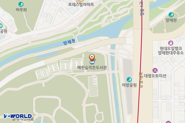 양재시민의숲 테니스장 위치 지도 — 서울특별시 서초구 매헌로 99, 양재시민의숲 (양재동)