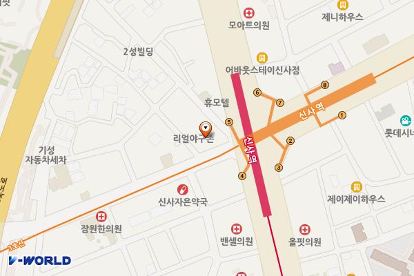 지에스칼텍스㈜남서울주유소 위치 지도 — 서울특별시 서초구 나루터로 83, 남서울주유소 (잠원동)