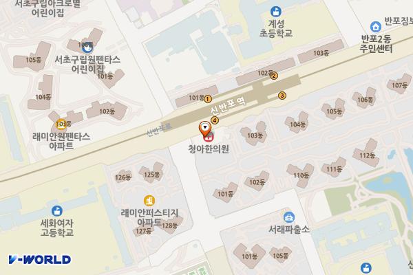 신반포역상가 위치 지도 — 서울특별시 서초구 반포동 18-4