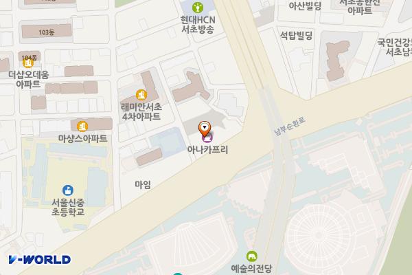 극동유화㈜전당앞주유소 위치 지도 — 서울특별시 서초구 남부순환로 2391, 전당앞주유소 (서초동)