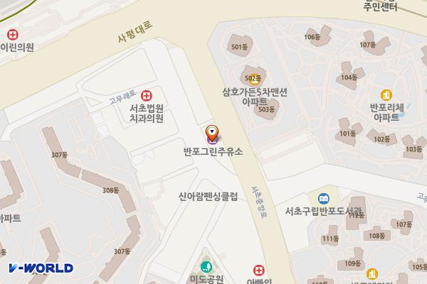 반포그린주유소 위치 지도 — 서울특별시 서초구 서초중앙로 239, GS그린주유소 (반포동)