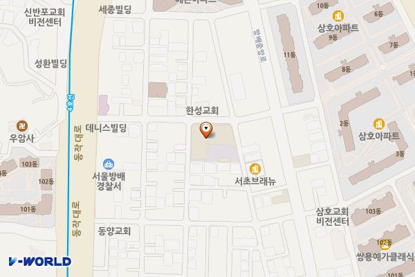 남부종합시장 위치 지도 — 서울특별시 서초구 방배중앙로27길 17, 남부종합시장 (방배동)