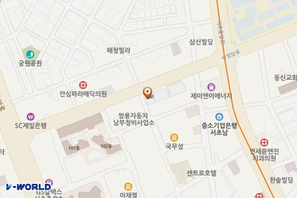 신영빌딩 위치 지도 — 서울특별시 서초구 사임당로 26, 신영빌딩 (서초동)
