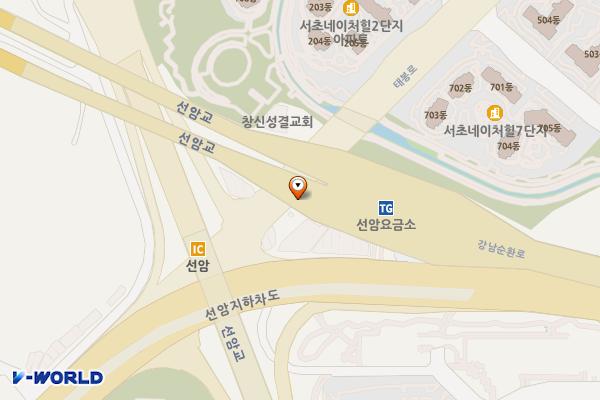 우면체육시설 위치 지도 — 서울특별시 서초구 태봉로 18 (우면동)
