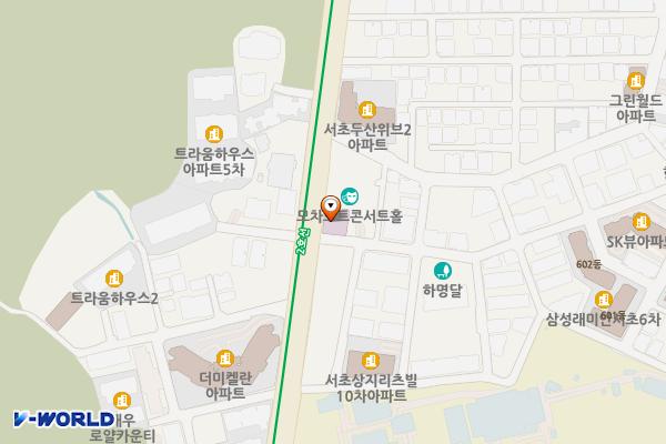 올바로병원 위치 지도 — 서울특별시 서초구 명달로 102, 서원빌딩 (서초동)