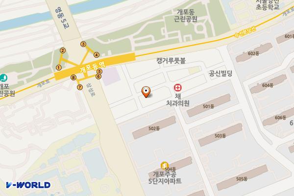 삼우빌딩(개포5단지) 위치 지도 — 서울특별시 개포로82길 11 (개포동)