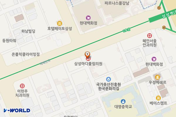 삼흥2빌딩 위치 지도 — 서울특별시 테헤란로 514 (대치동)