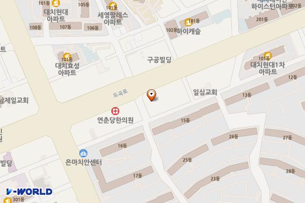 삼성상가 위치 지도 — 서울특별시 도곡로 516 (대치동)