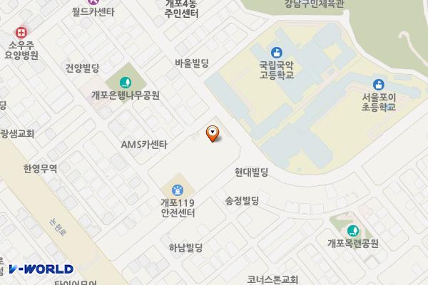 전남친환경유통센터빌딩 위치 지도 — 서울특별시 논현로10길 29 (개포동)