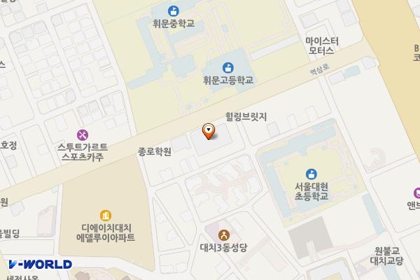 신사에스엔지(구 신사제2빌딩) 위치 지도 — 서울특별시 역삼로 542 (대치동)