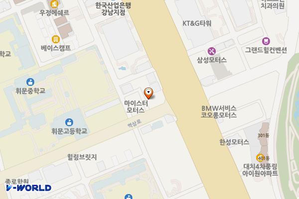 기아오토큐 대치점 위치 지도 — 서울특별시 역삼로 559 (대치동)