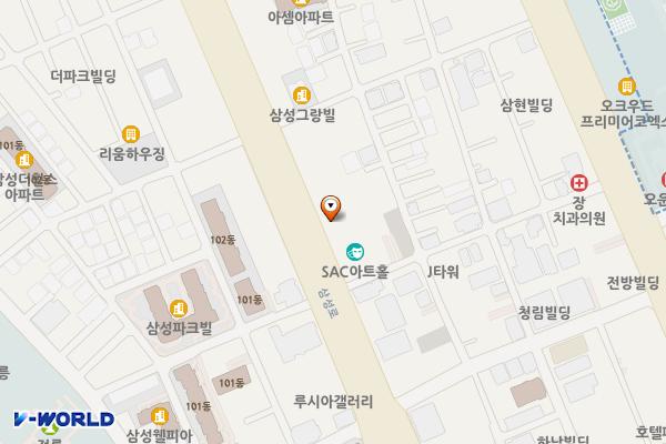 삼성동 업무시설 위치 지도 — 서울특별시 삼성로 538 (삼성동)