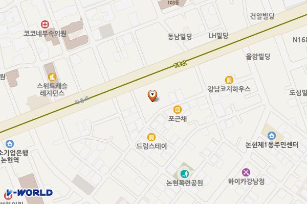 논현노인종합복지관 위치 지도 — 서울특별시 강남구 강남대로128길 59