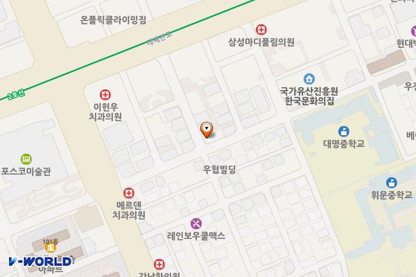 영광빌딩 위치 지도 — 서울특별시 테헤란로84길 17 (대치동)