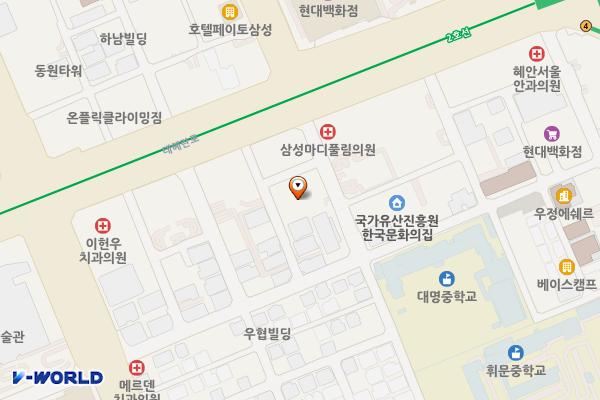 메트로칸 오피스텔 위치 지도 — 서울특별시 테헤란로88길 10 (대치동)