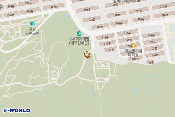자연학습장 위치 지도 — 서울특별시 강남구 일원동 산56
